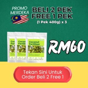 Baja Kelapa Booster 2 Free 1 Pek